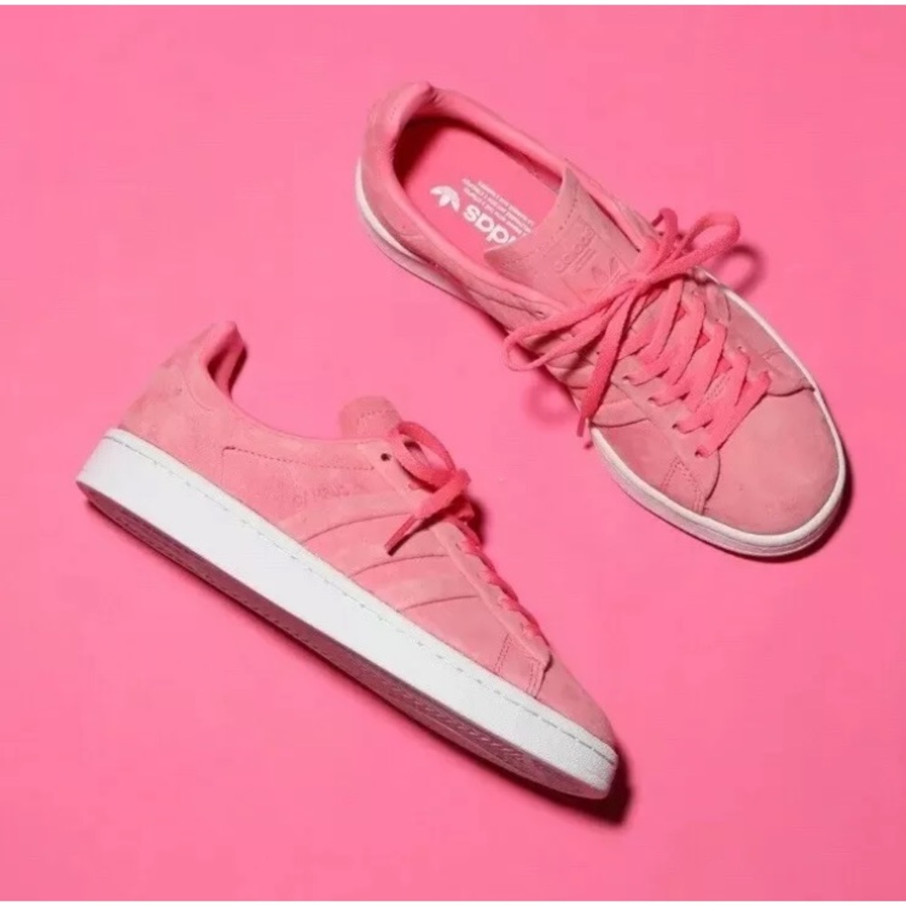🎉🎉SOLD 🎉 NEW Adidas Sneakers Campus Rose Suede - Picture 2 of 3